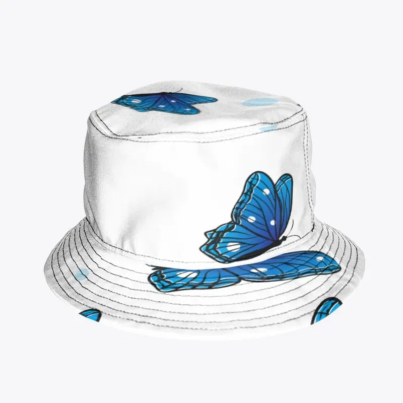 Indigo butterflies flying 🦋 